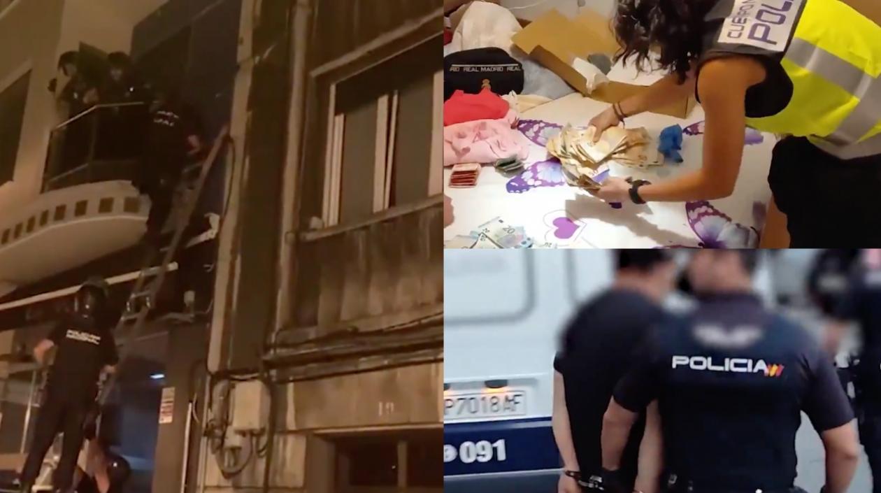 Imágenes del operativo.