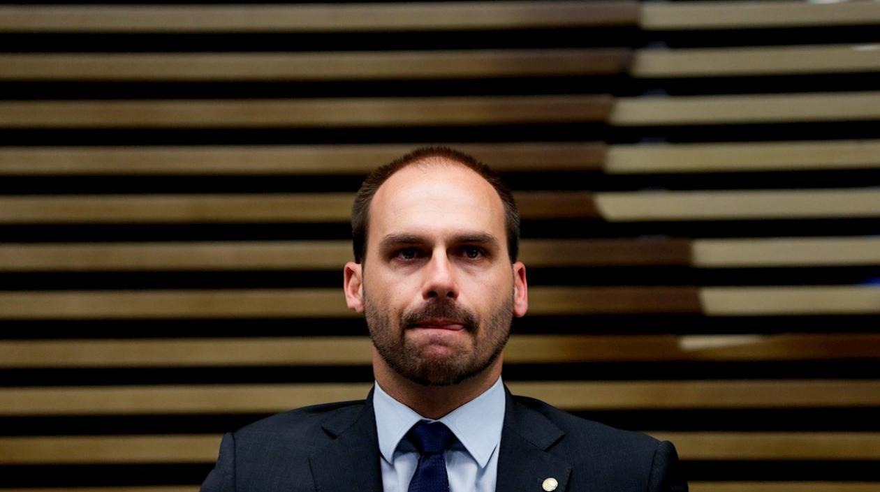 El diputado federal Eduardo Bolsonaro.