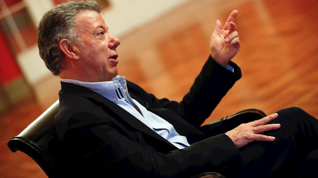 El expresidente Juan Manuel Santos.