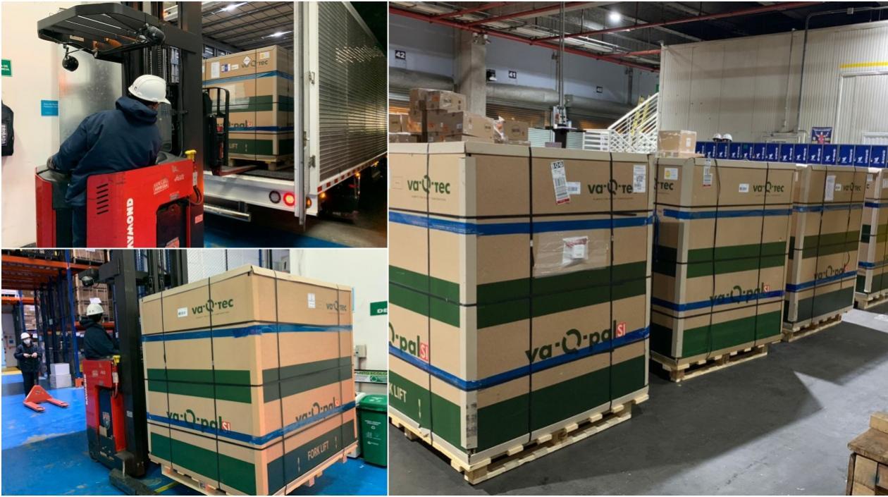 Las vacunas ya están en las bodegas del Ministerio de Salud.