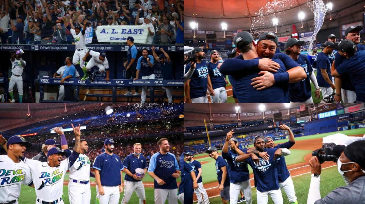 La celebración de la novena de Tampa Bay.