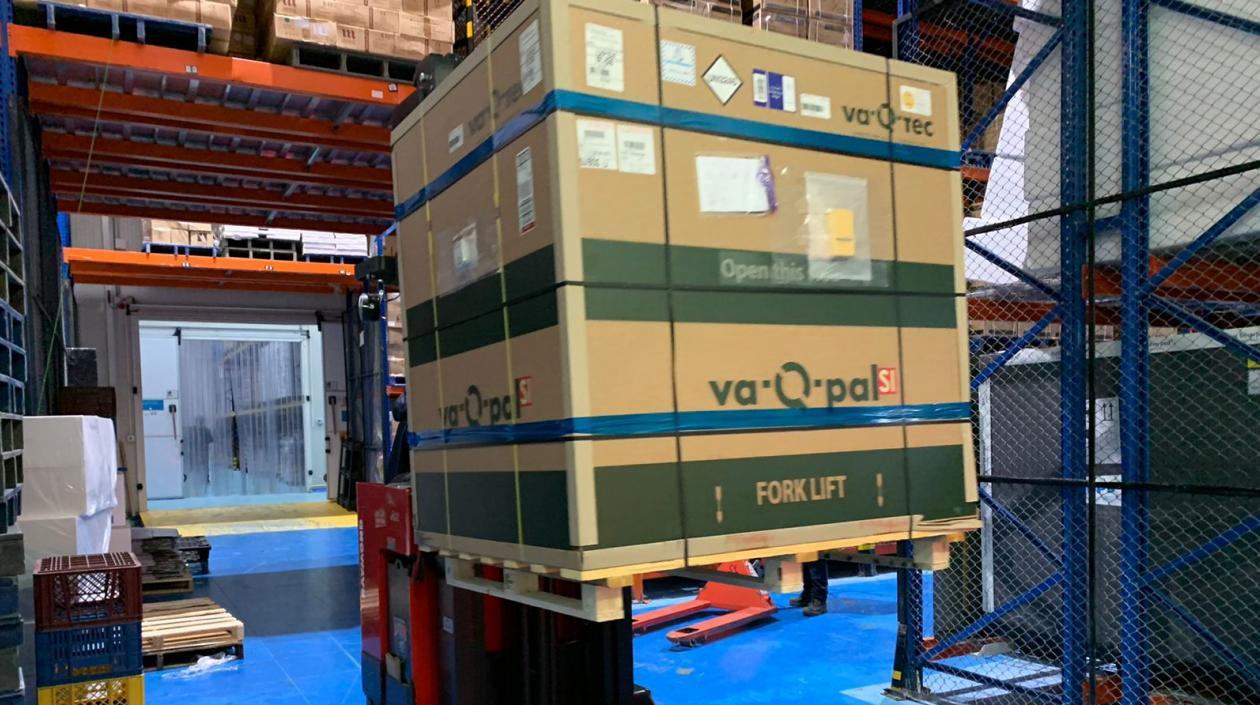Las vacunas que llegaron.