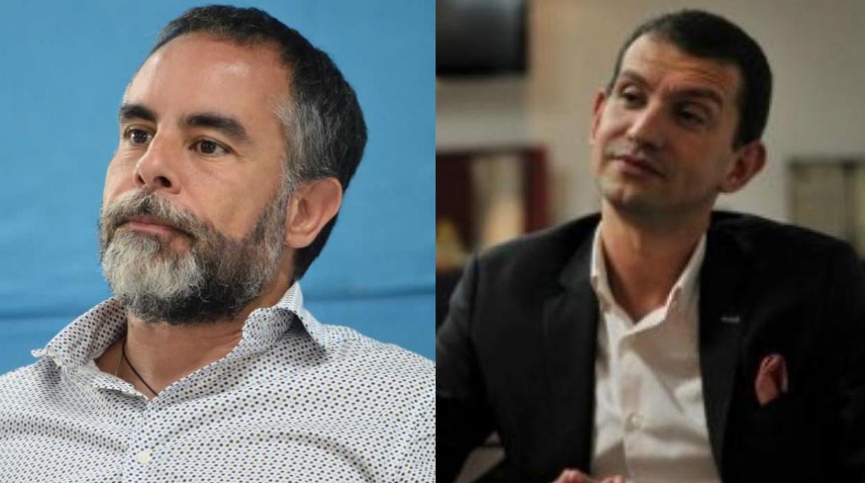 Armando Benedetti y Emilio Tapia.