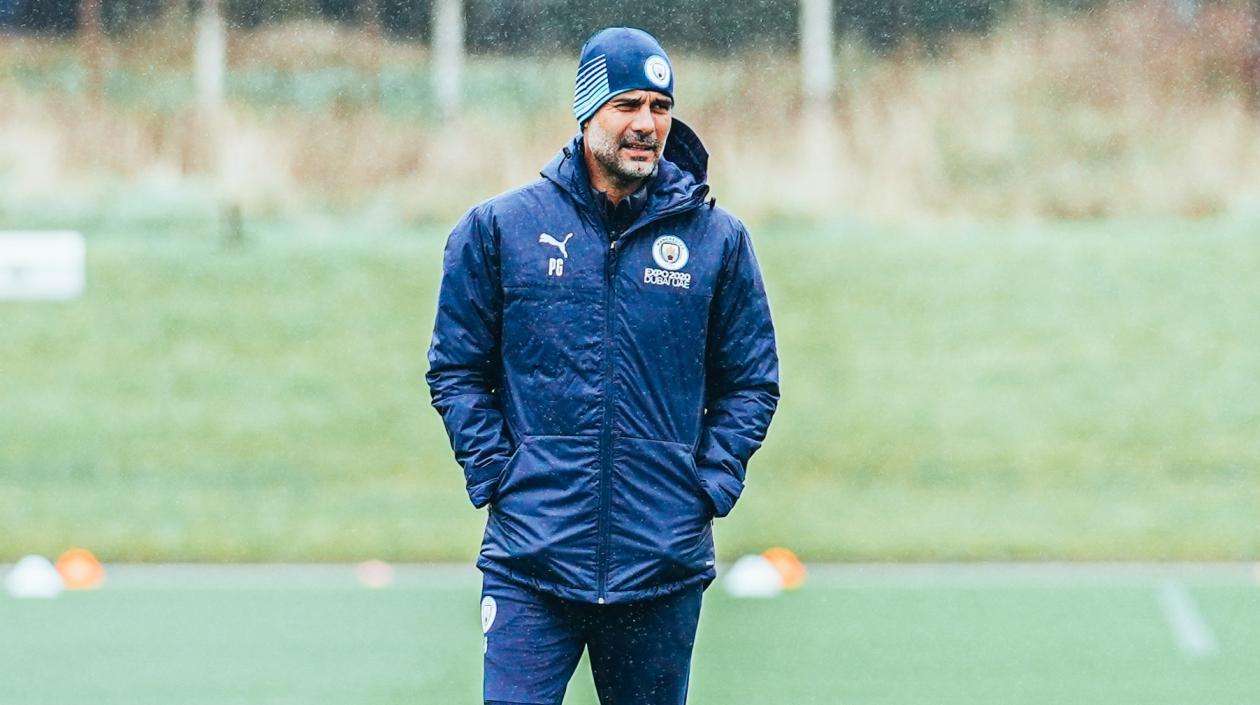 Pep Guardiola, entrenador del Manchester City.