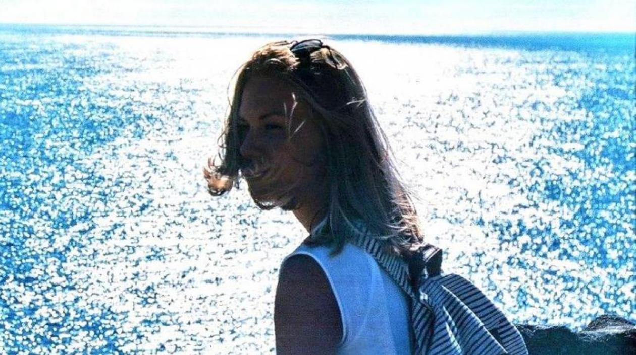 La turista checa Anna Tinterova.