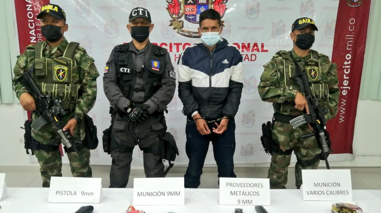 Alias Miller, máximo cabecilla del grupo disidente Frente Ismael Ruiz.