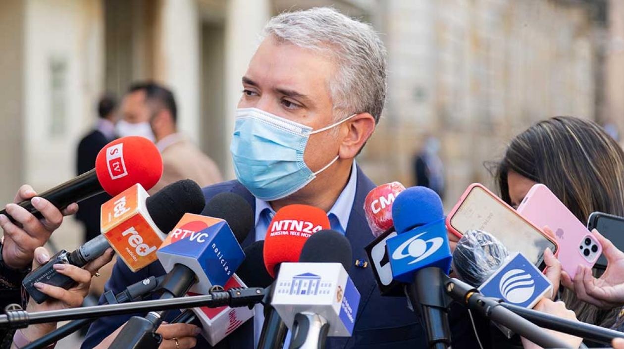 El Presidente de la República, Iván Duque.