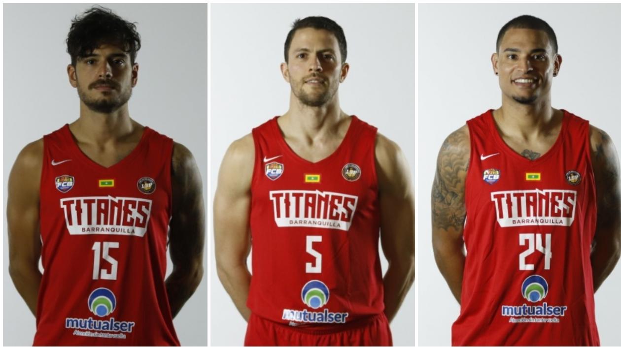 El argentino Selem Safar, el barranquillero Gianluca Bacci y el puertorriqueño Jonathan Rodríguez. 