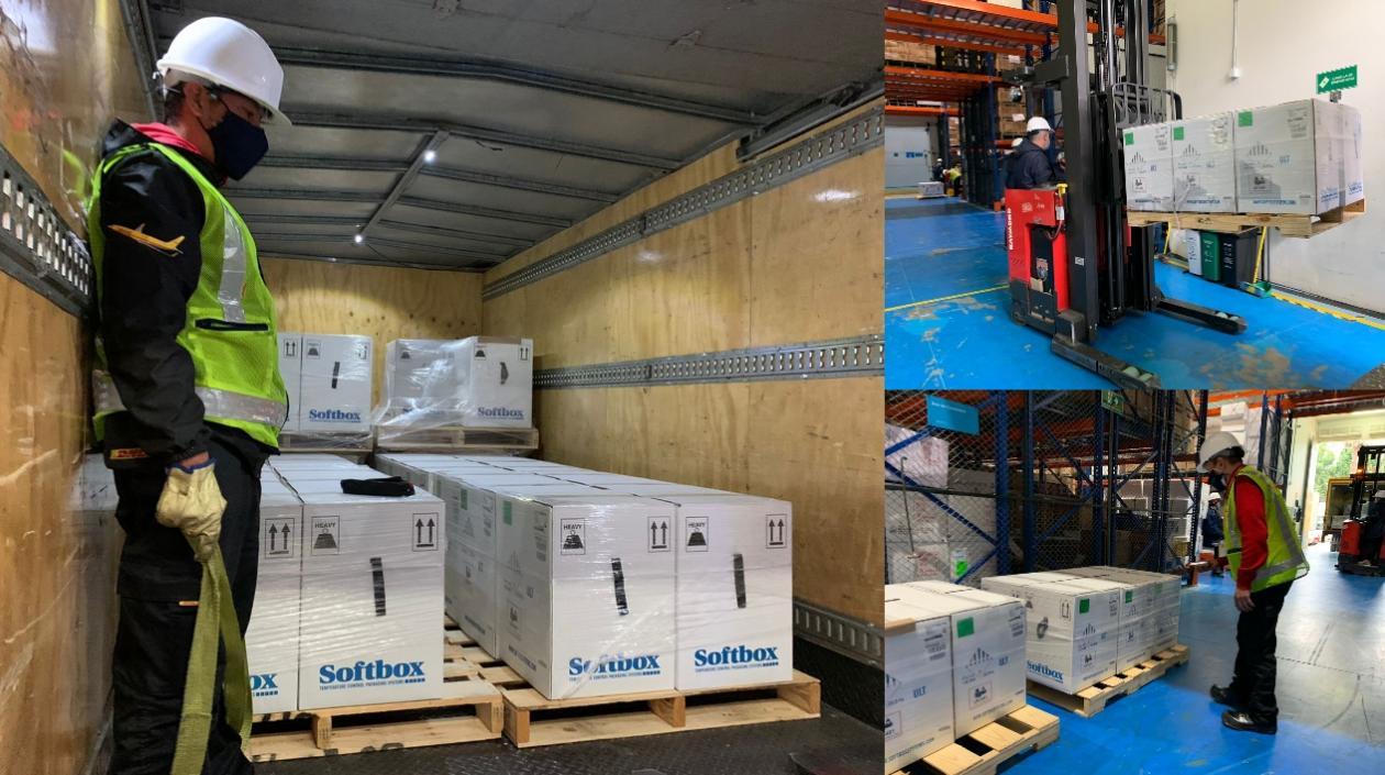 Con la llegada de las dosis de hoy de Pfizer, Colombia llega al 94%del acuerdo bilateral con este laboratorio.