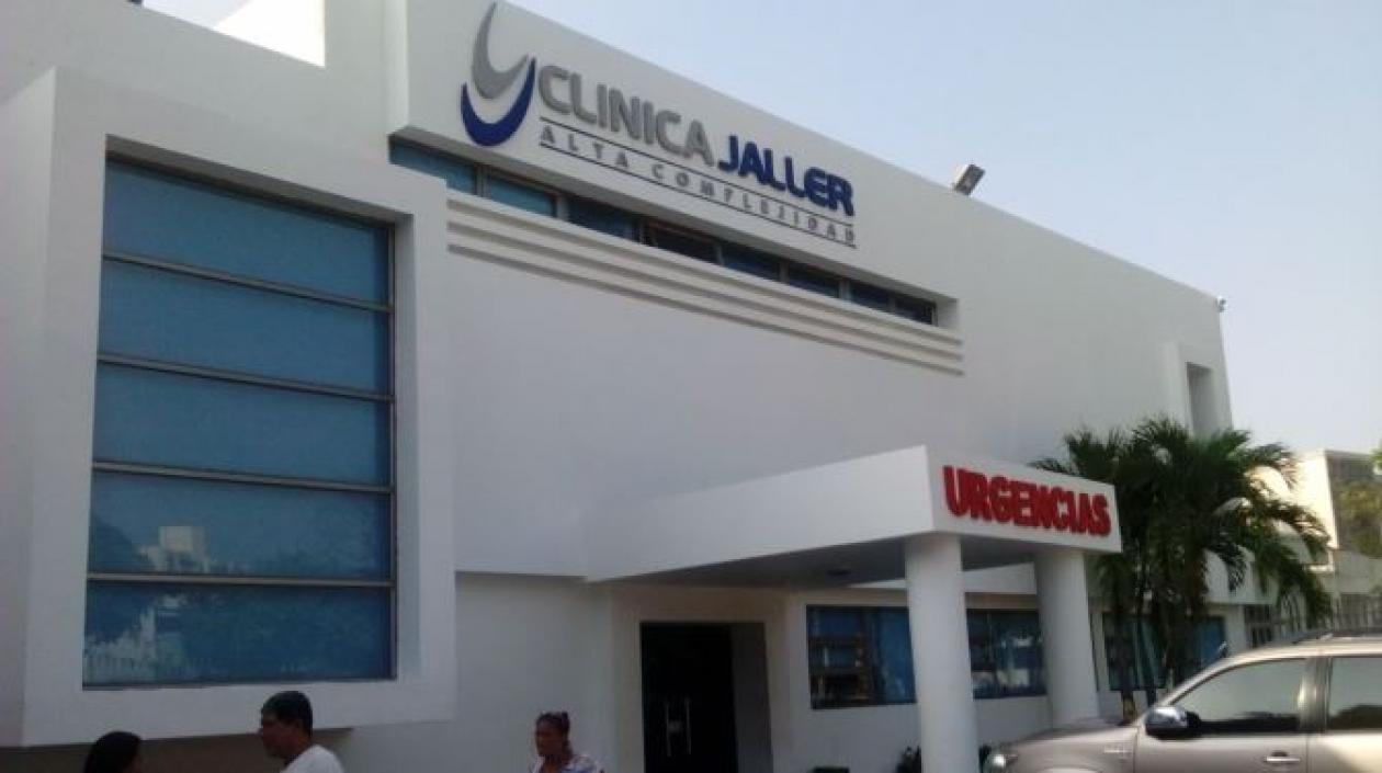 Clínica Jaller, donde falleció Drehyner Francia Morales.
