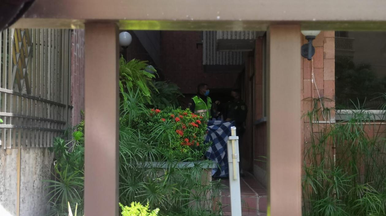 La Policía llegó al lugar de los hechos. 