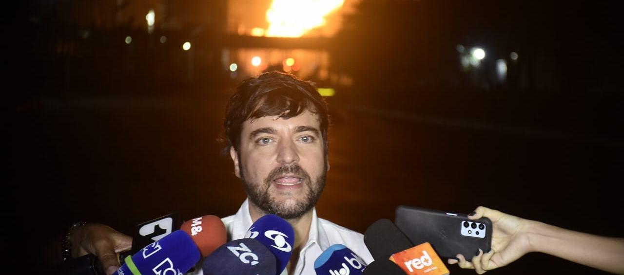 El Alcalde de Barranquilla, Jaime Pumarejo.