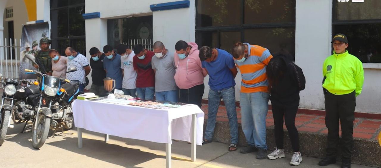 Las capturadas fueron realizadas en la Policía. 