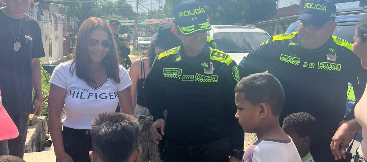 El Comandante de la Policía Metropolitana de Barranquilla en planes de seguridad.