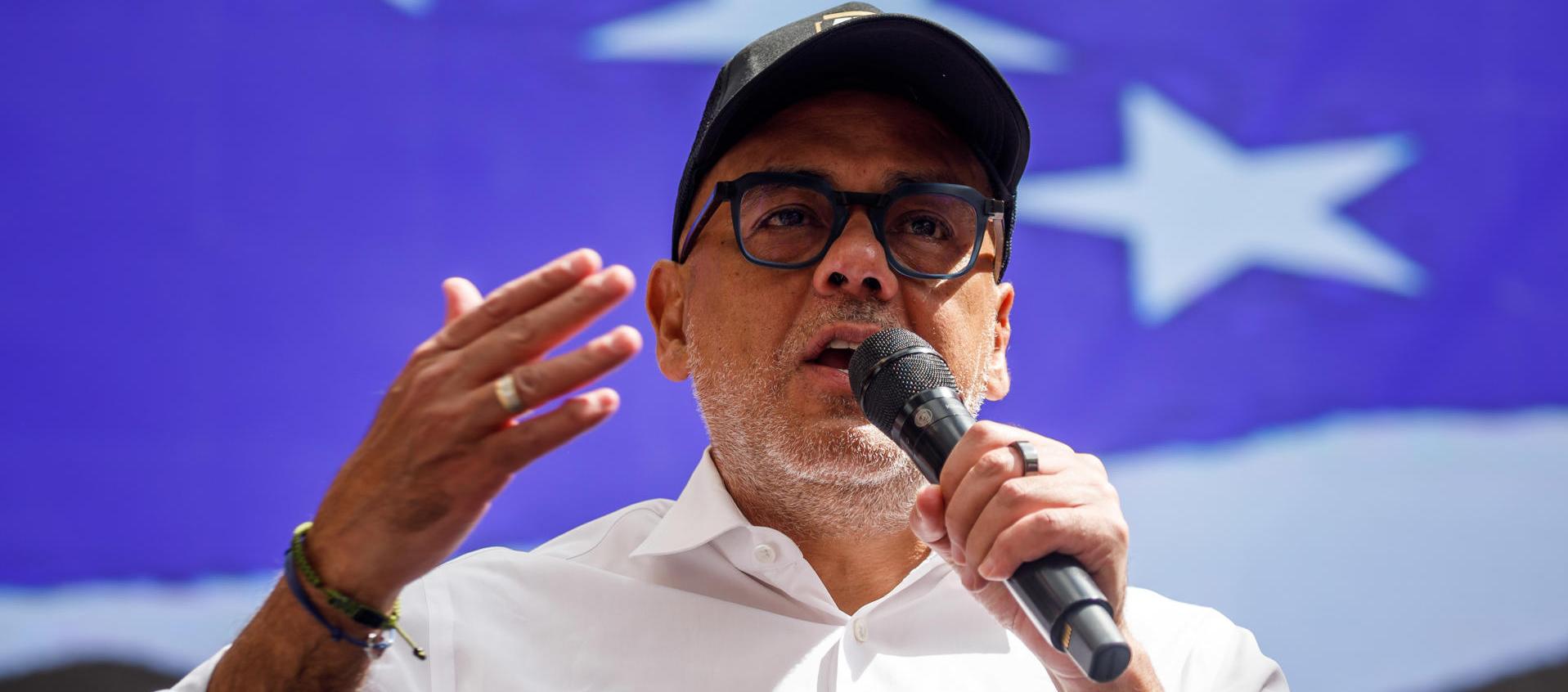 El presidente de la Asamblea Nacional de Venezuela, Jorge Rodríguez