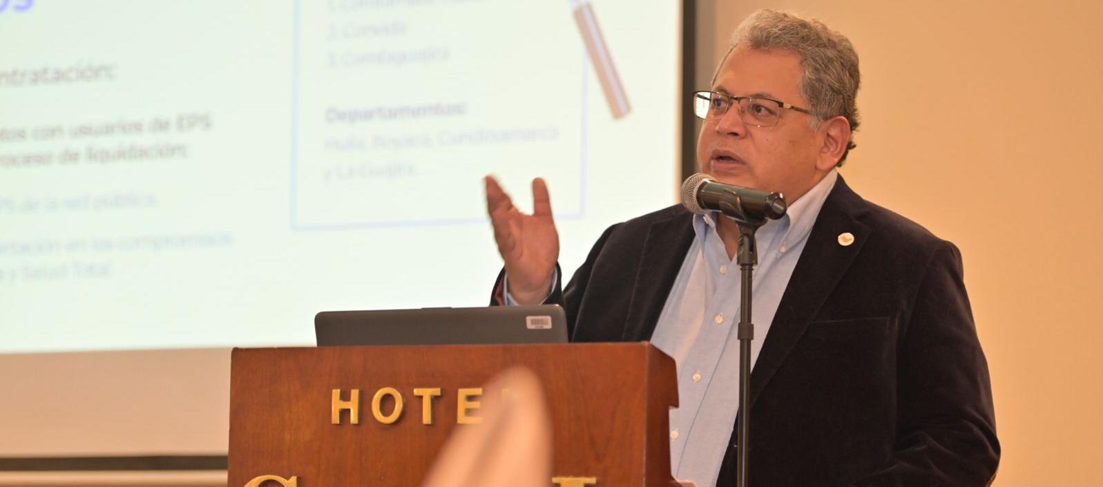 El Superintendente de Salud, Ulahy Beltrán.