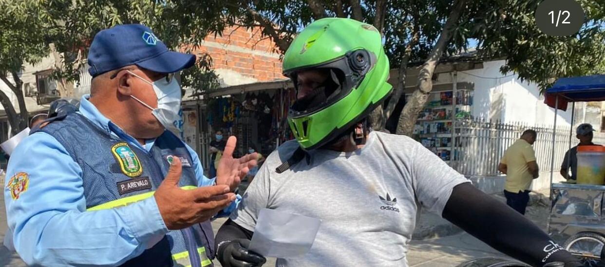 Operativo del Tránsito en el municipio de Soledad. 