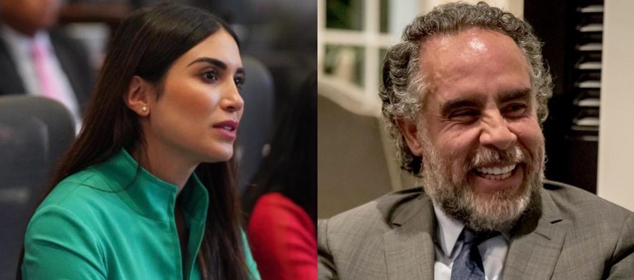 Saray Robayo y Armando Benedetti.