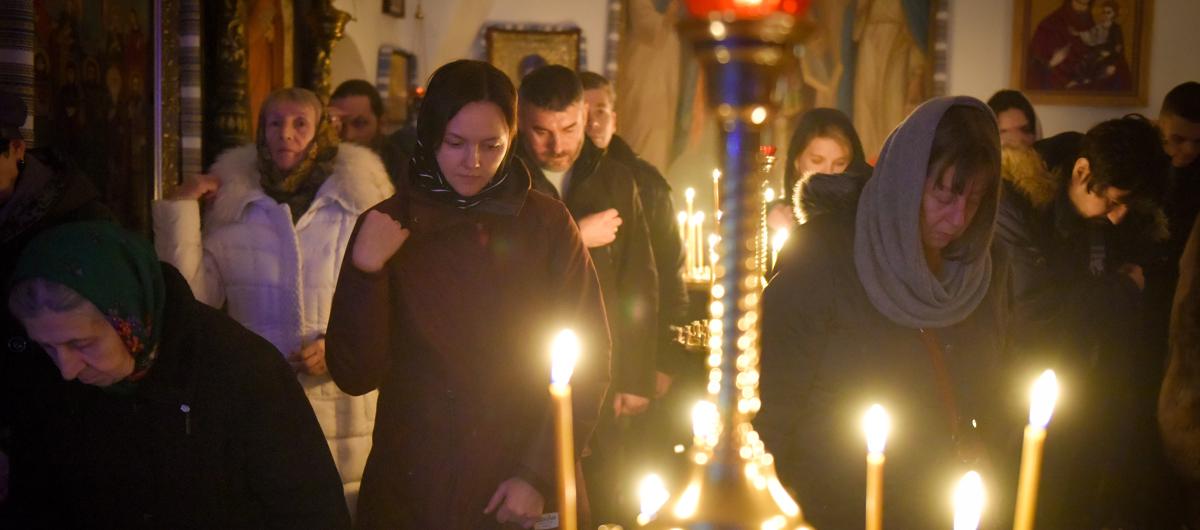 Ucranianos celebran Navidad. 