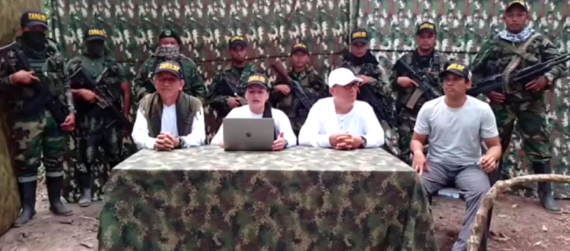 Voceros de la 'Segunda Marquetalia'.