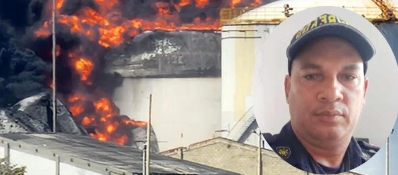 El teniente Javier Solano, fallecido en el incendio de la Vía 40.