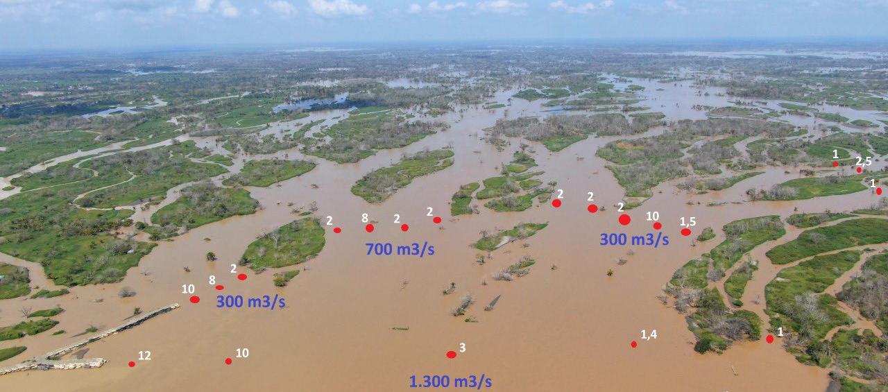 Imagen de la UNGRD sobre los estudios que comenzaron el pasado 18 de diciembre en 'Caregato'.