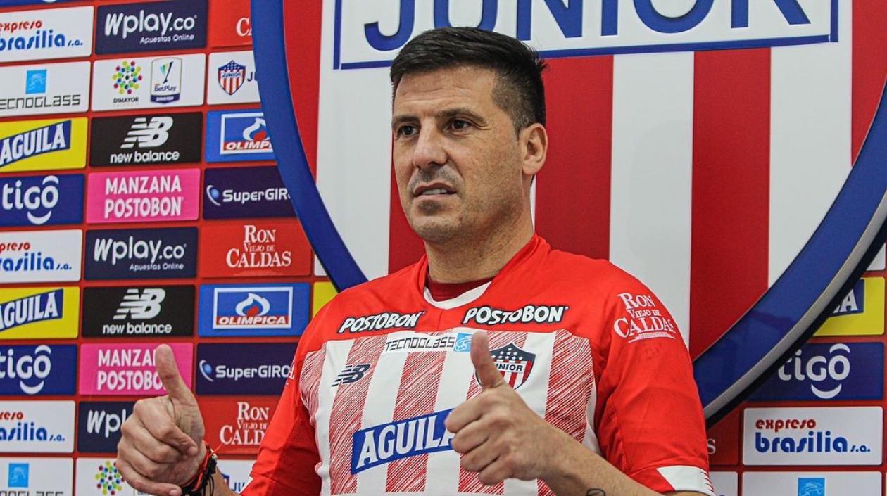 Juan Cruz Real, entrenador de Junior. 