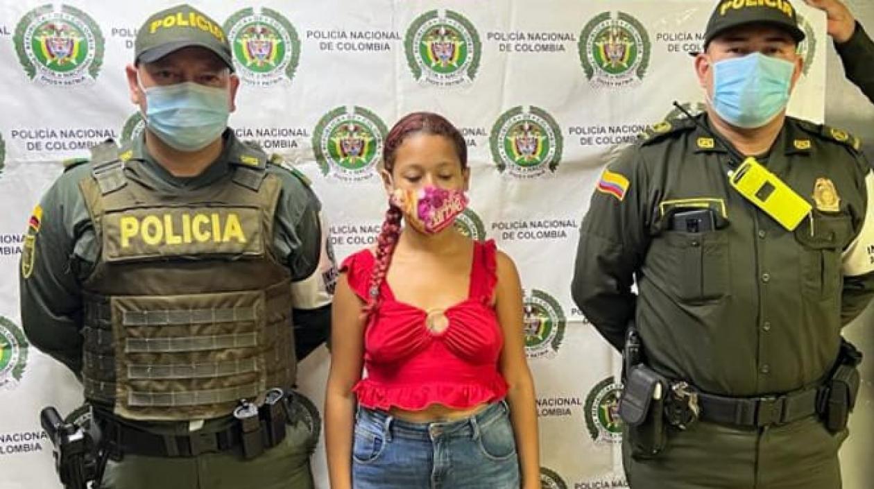 La mujer fue dejada a disposición de la Fiscalía. 