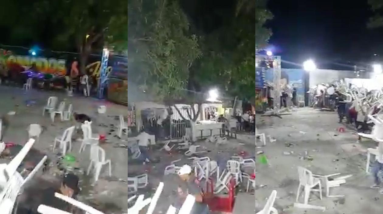 Batalla campal en Santa Marta. 