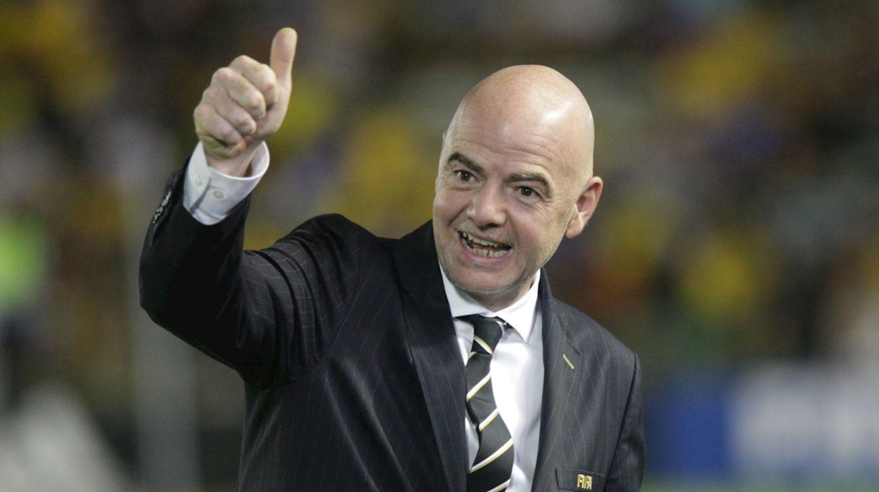 El presidente de la FIFA, Gianni Infantino.