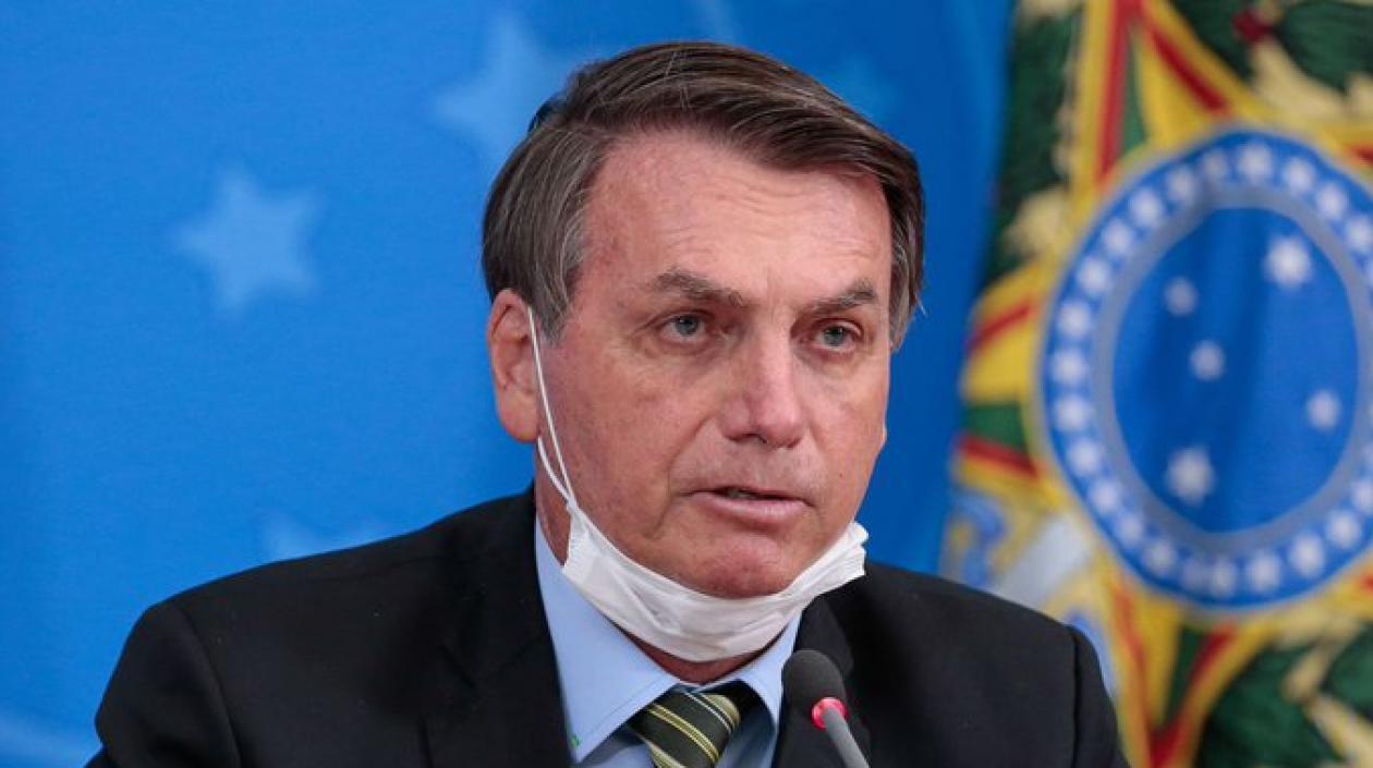 El presidente brasileño, Jair Bolsonaro.