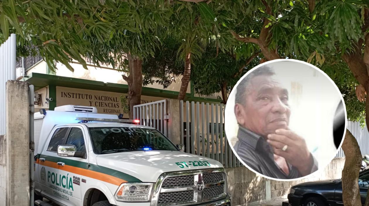 El cuerpo de Antonio Alian Esquivel fue llevado a Medicina Legal. 