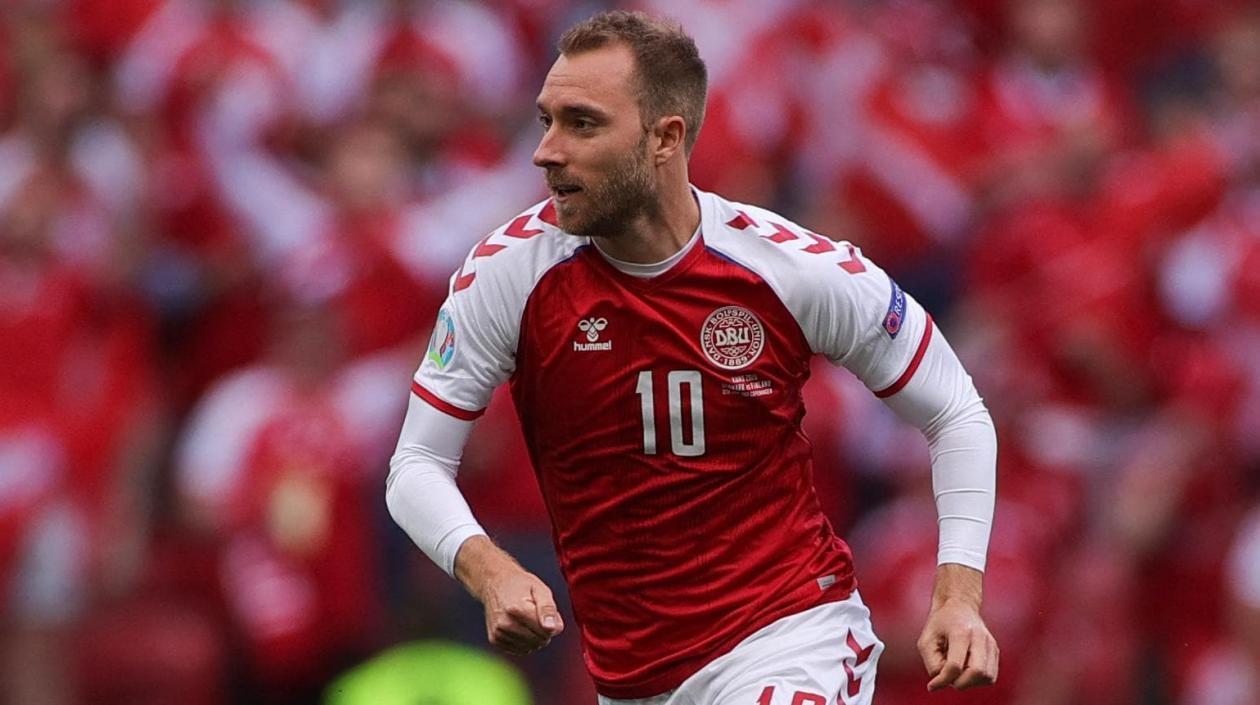 Christian Eriksen, jugador danés. 