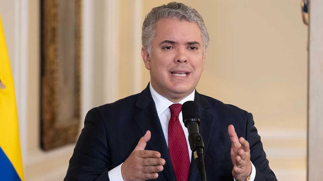 El Presidente de la República, Iván Duque.
