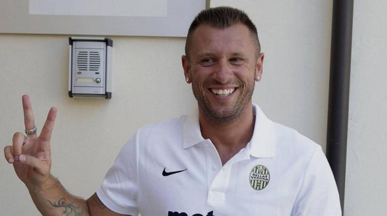 Antonio Cassano, exjugador italiano. 
