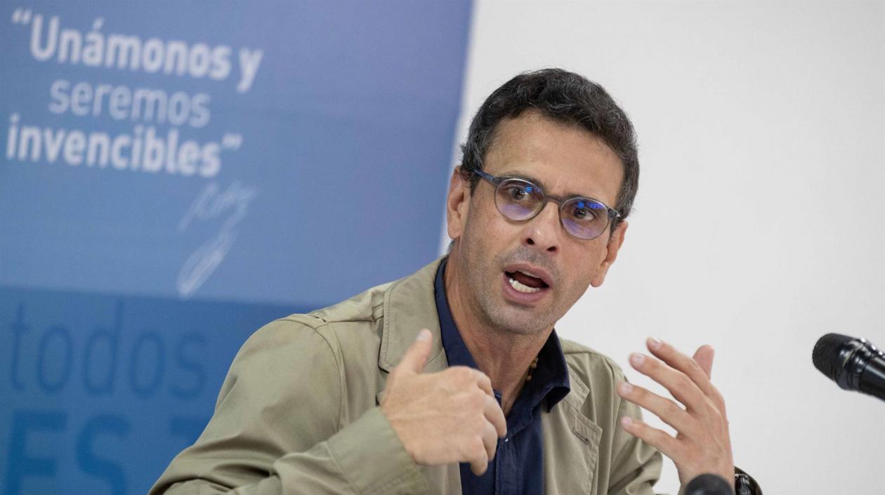 Henrique Capriles, opositor venezolano.