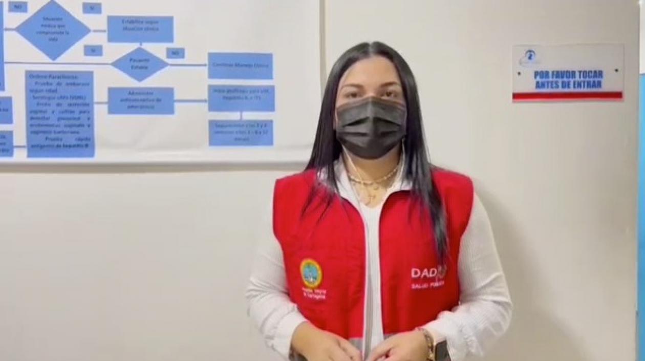Johana Bueno, directora del Dadis en Cartagena.