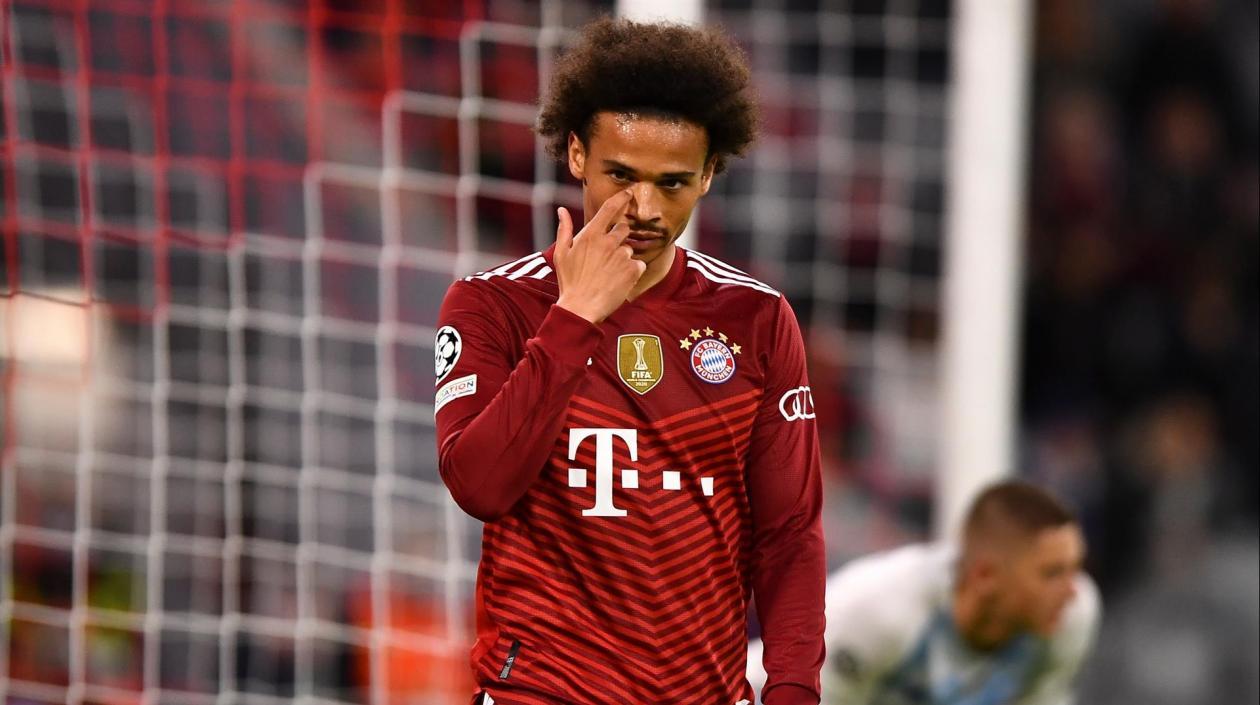 Leroy Sané es uno de los jugadores enfermos. 