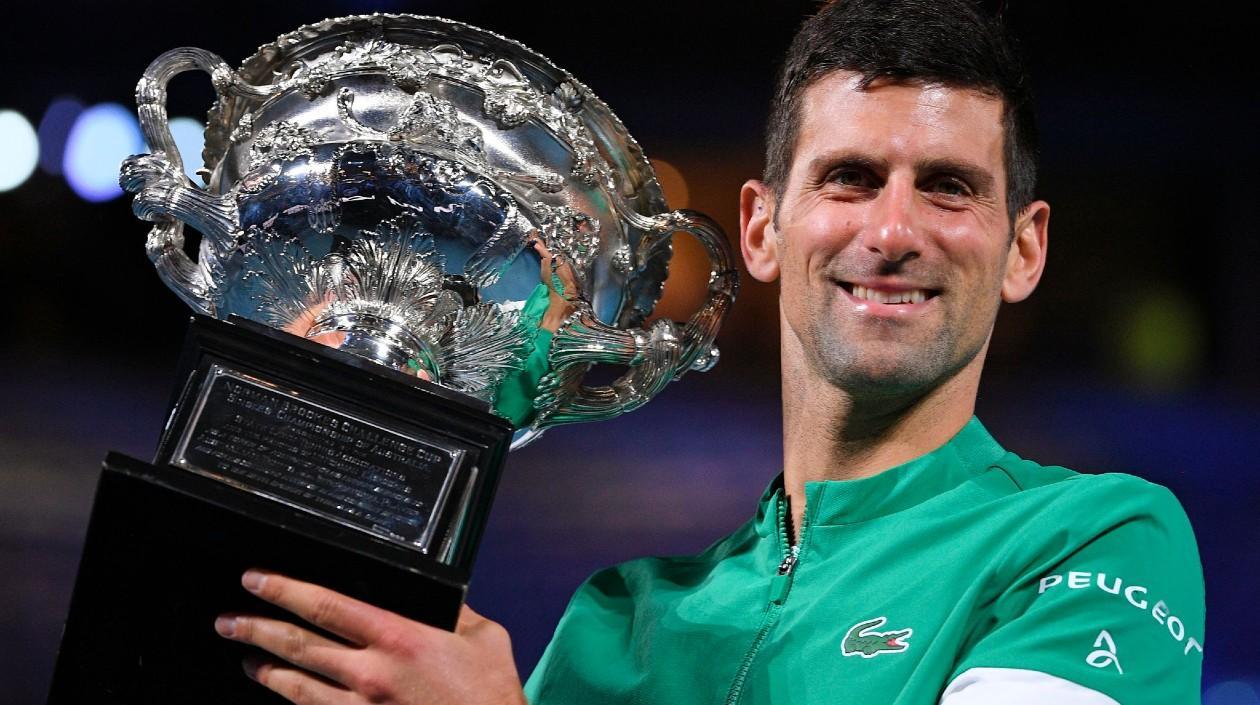 Novak Djokovic es múltiple campeón del Abierto de Australia. 