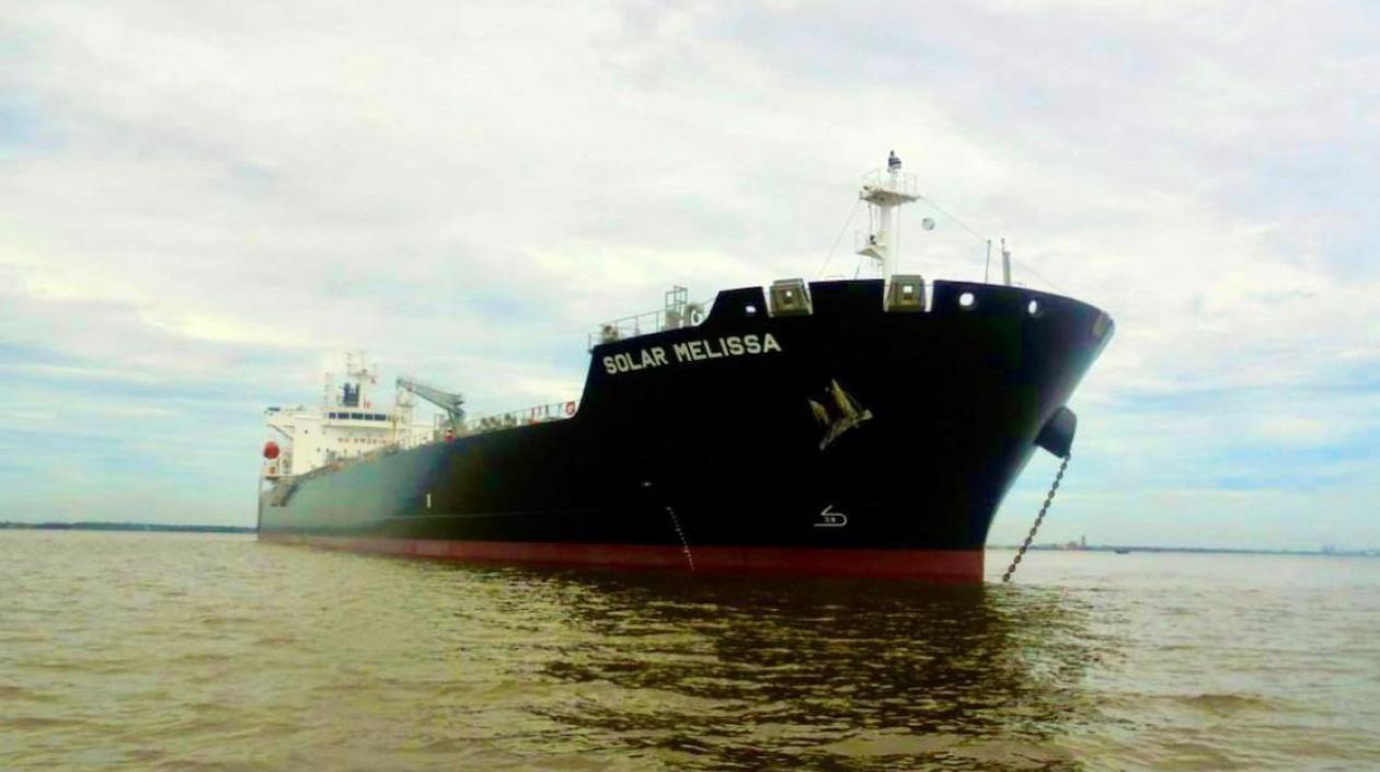 El tanquero Solar Melissa.