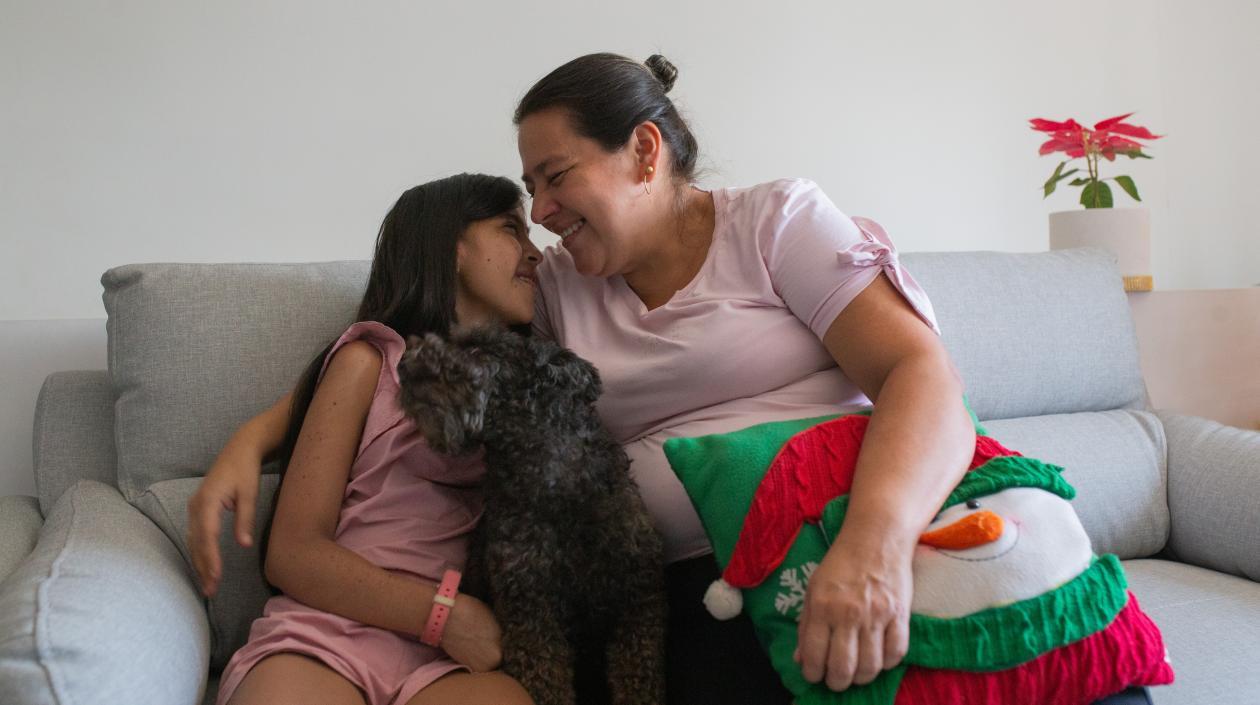 Liseth Mariana Caballero y Milena Zafra Blanco, protagonistas de esta historia.