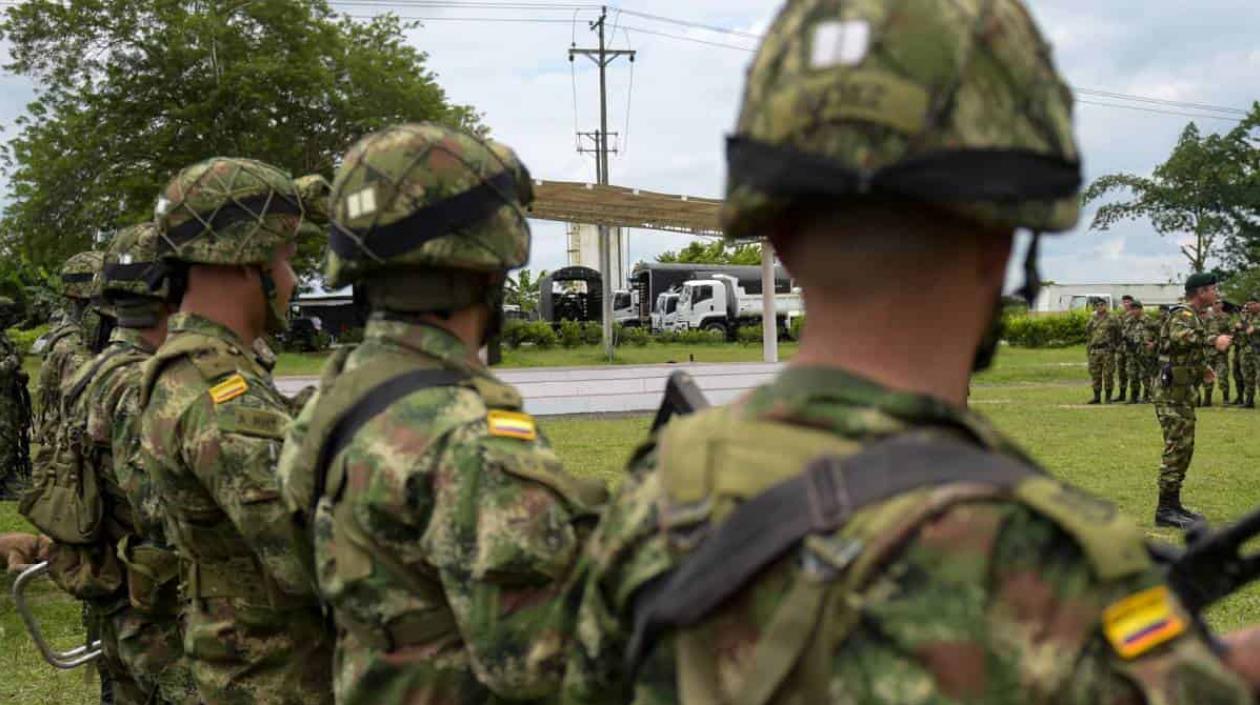 Soldados del Ejército. 
