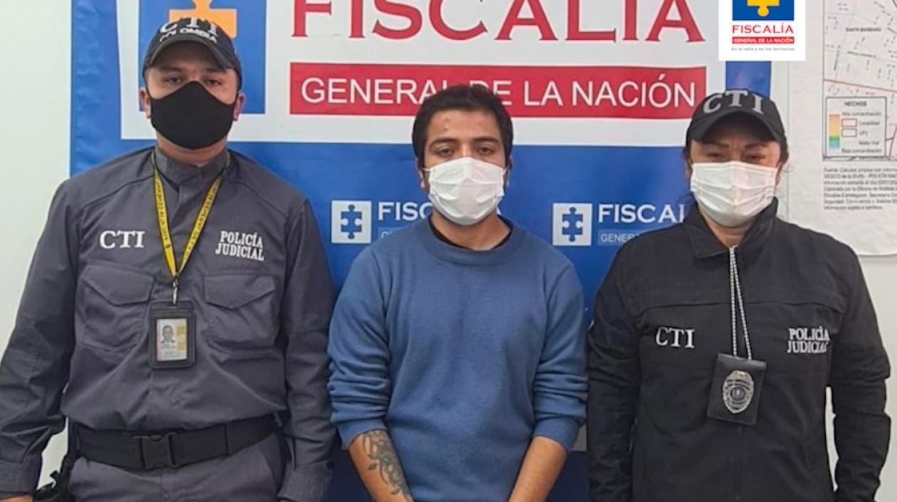 Andrés Camilo Muñoz Rubiano fue imputado por el delito de homicidio agravado.