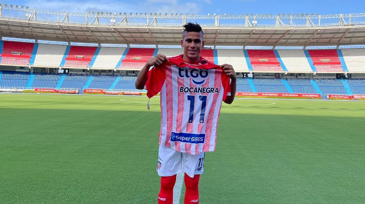 Johan Bocanegra, jugador de Junior. 