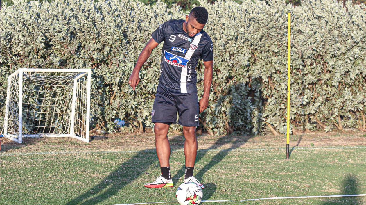 Miguel Ángel Borja, delantero de Junior. 