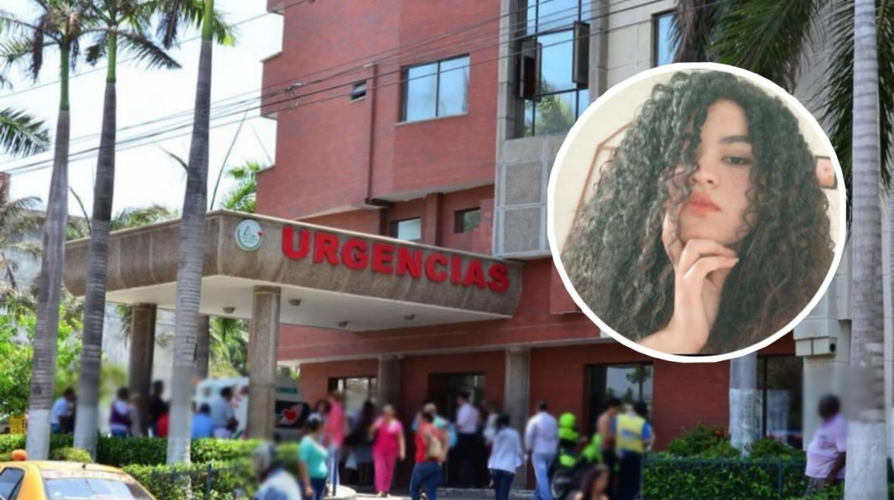 Shirley Lorena Tovio sigue internada en la Clínica General del Norte. 