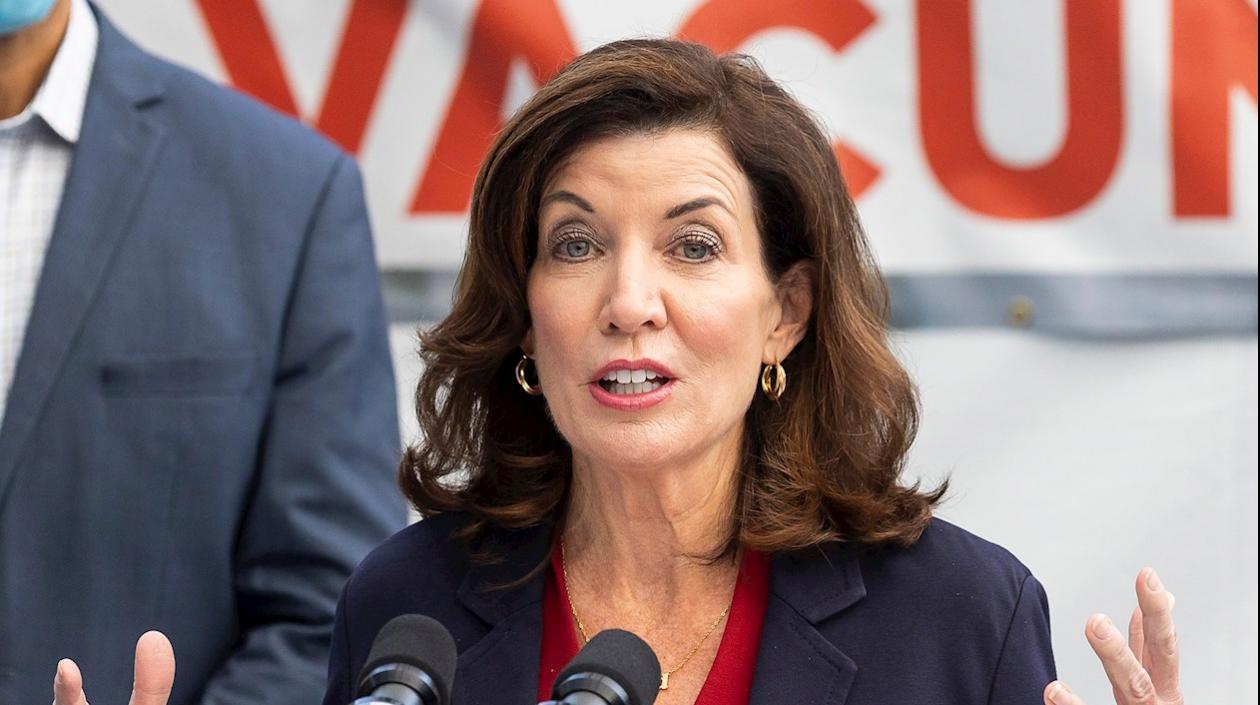La gobernadora de Nueva York, Kathy Hochul.