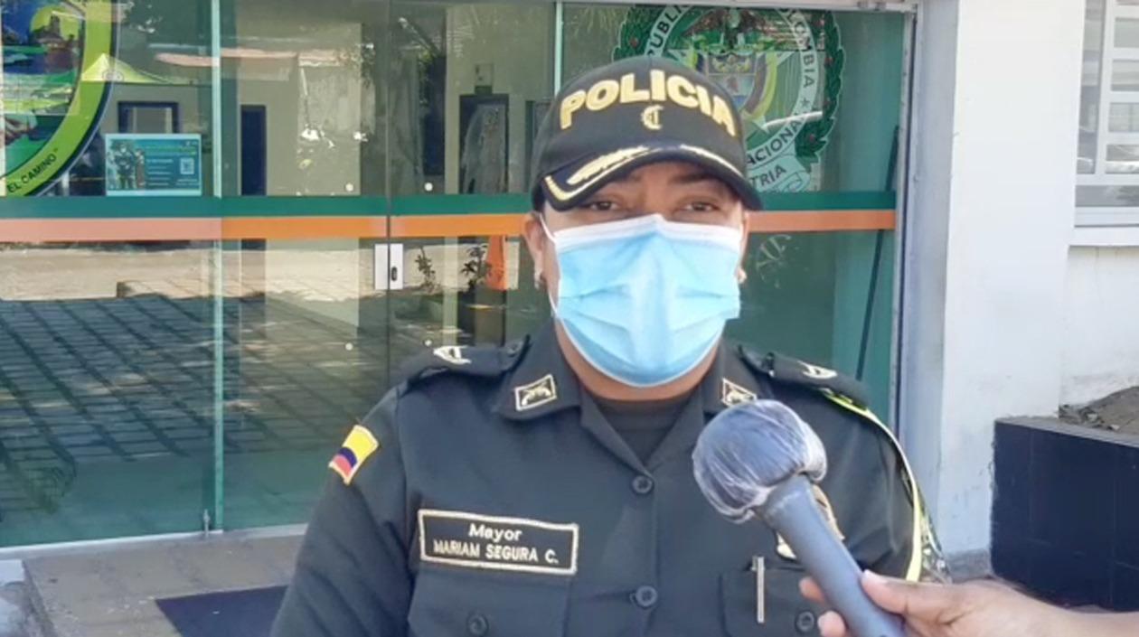 Mayor Mariam Segura. 