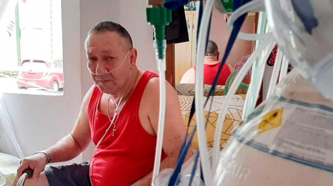 Víctor Escobar, paciente al que le practicaron la eutana