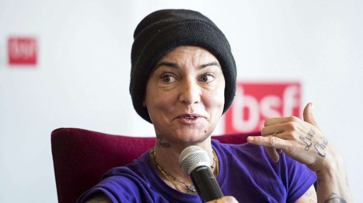 La cantante y compositora irlandesa Sinead O'Connor.